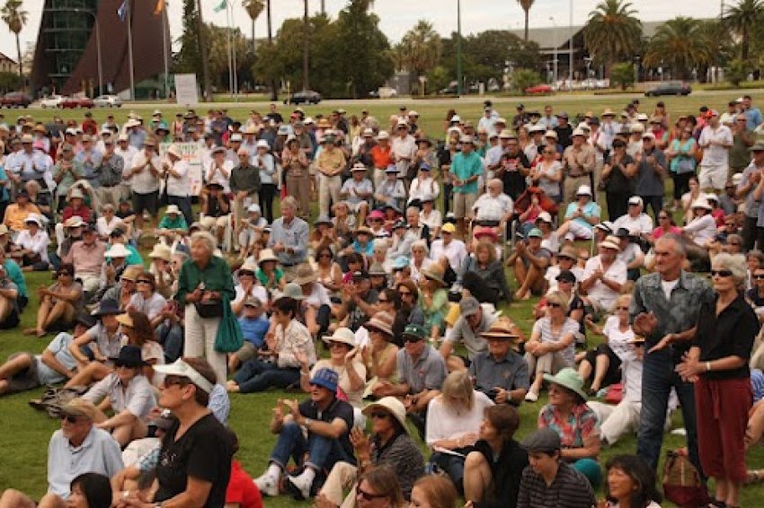 Rally to save Perth's foreshore, February 26.