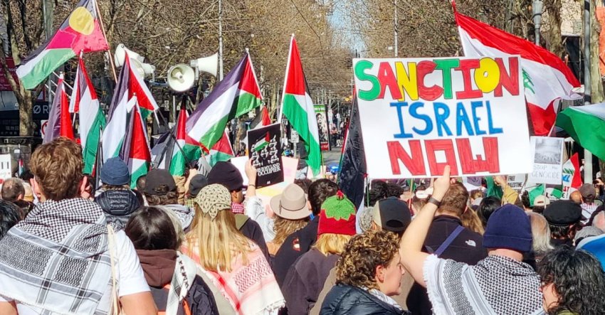 Sanction Israel now!, Naarm/Melbourne, July 7