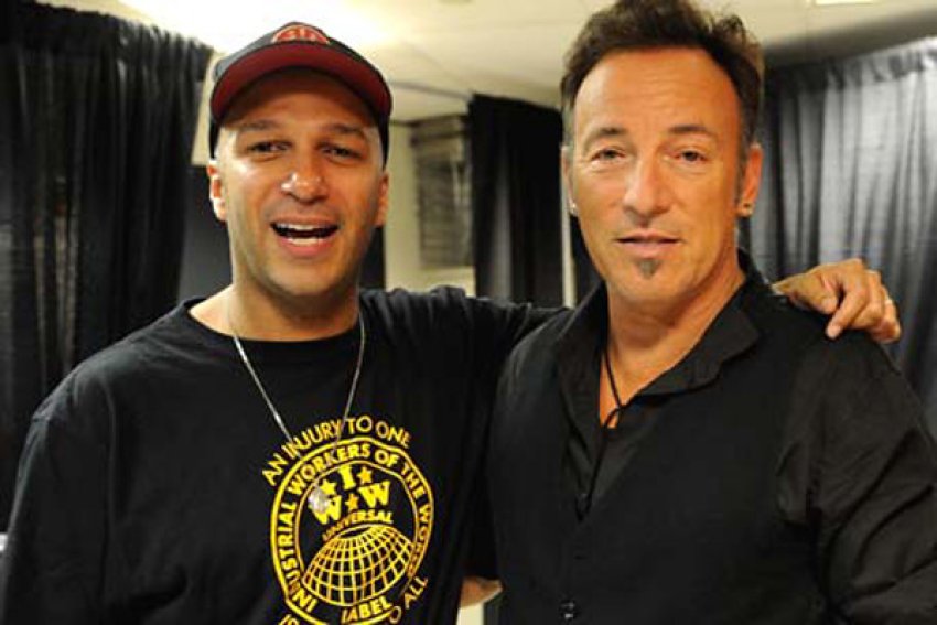 Tom Morellow and Bruce Springsteen.