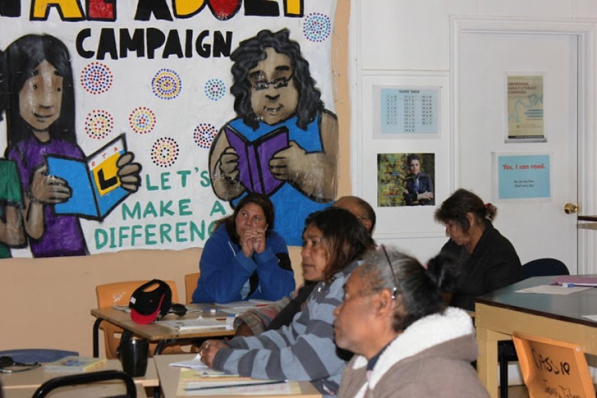 Students in the Cuban literacy program in Wilcannia 2012.