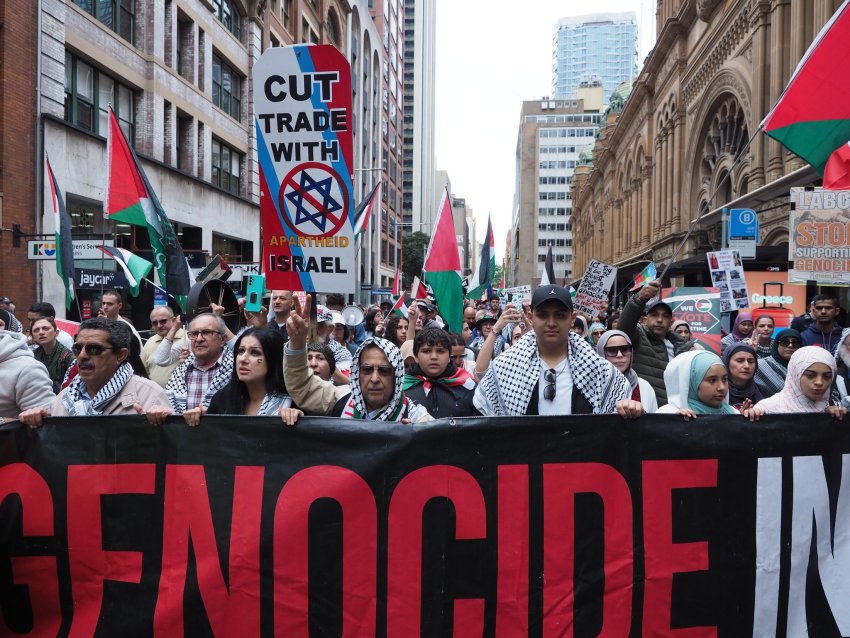 Sydney palestine protest 