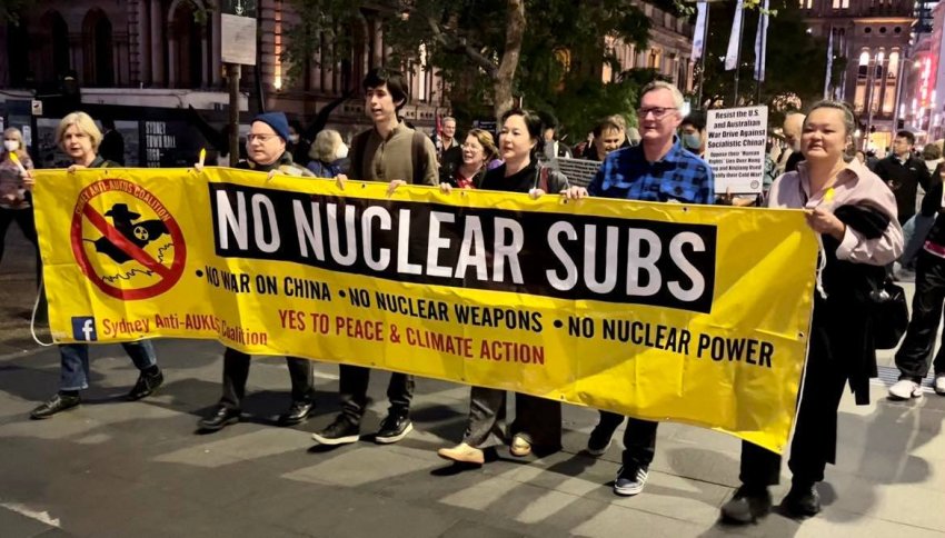 Sydney Anti-AUKUS protest