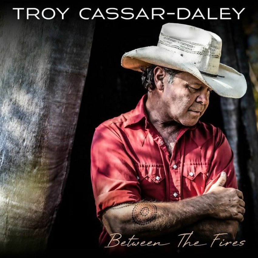 TROY CASSAR-DALEY - BETWEEN THE FIRES album sleeve