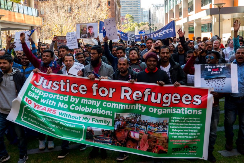 Refugees Demand Permanent Protection Green Left 9514
