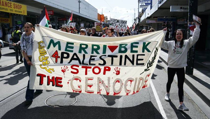 Coburg rallies for Palestine