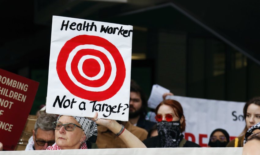 Healthcare worker: not a target!