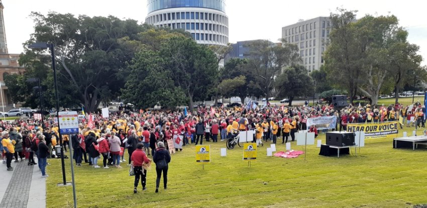 Teachers rally: Hear our voice