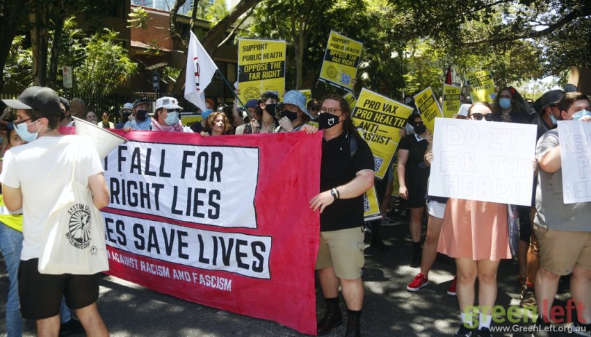 Protesting at Botanical Gardens