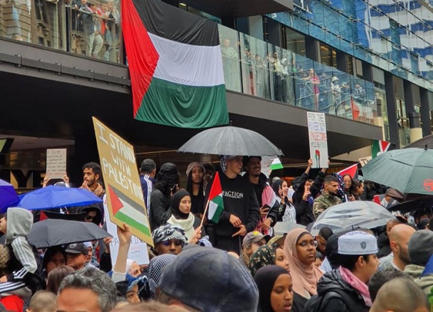 Free Palestine rally, Perth