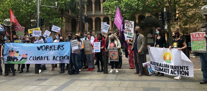 Sydney: Workers for climate action