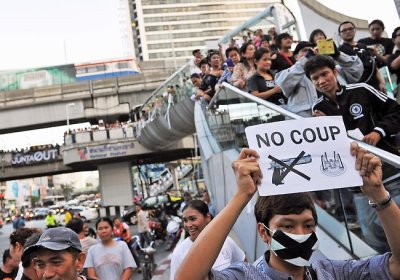 Anti-coup rally in Bangkok, May 23.