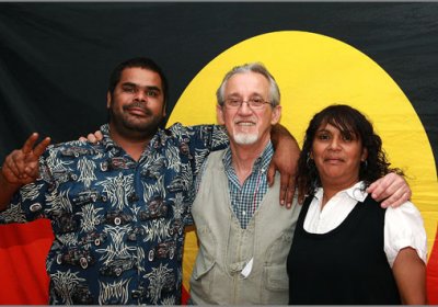 Cuban ambassador Pedro Pedro Monzon with graduates from the literacy program.