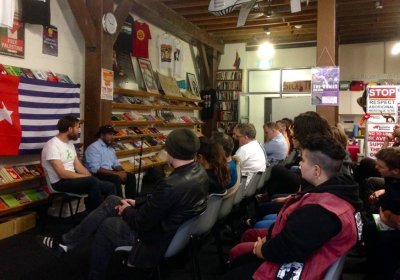 Benny Wenda addressing public forum in Sydney. May 24, 2016.