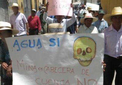 Anti-mining protest in Peru