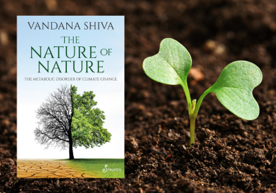 book cover and seedling