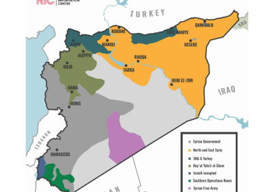 Map of northern Syria