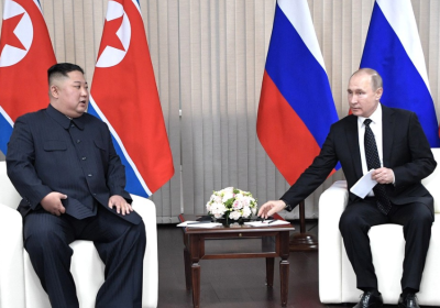 Kim Jong Un and Vladimir Putin