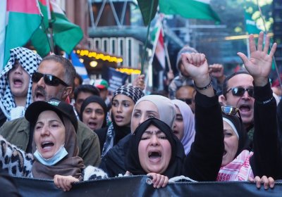 Pro Palestine protest in Sydney 