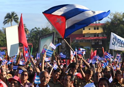 Protesting in Guantanamo Cuba