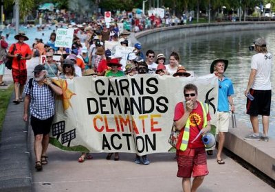 Cairns climate change rally November 2015.