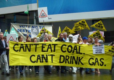 Can't Eat Coal banner.