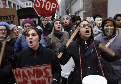 Protests against police killings in Chicago, November 25. 