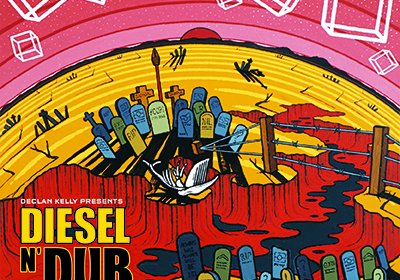 Diesel n'Dub's artwork, by Aboriginal art-activist Adam Hill.