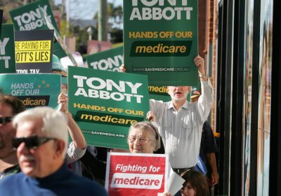 Hands Off Medicare rally.