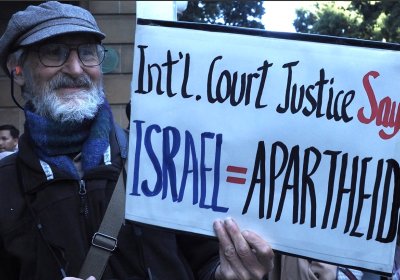 The ICJ says Israel is Apartheid, Gadigal Country/Sydney, July 21.