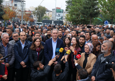 protest rally in Batman Turkey