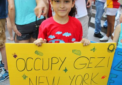 Occupy Wall Street protest in solidarity with Occupy Gezi, June 1.