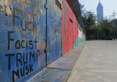 Graffiti on a wall in Mexico City