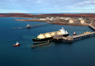 Karratha gas plant Western Australia.