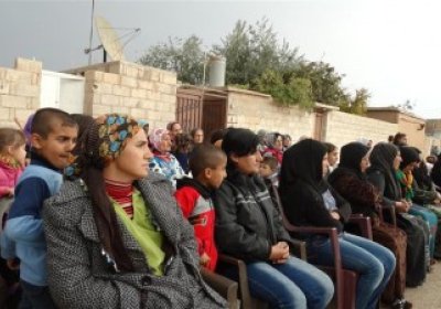 A meeting in Rojava's capital, Qamislo, of the Assyrian ethnic minority.