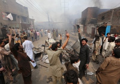 On Mar. 9, 2013, Muslim mobs torched the Christian neighbourhood known as Joseph Colony in Lahore.