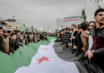 protest in Syria