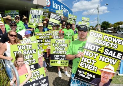 Queensland Not4Sale campaigners. 