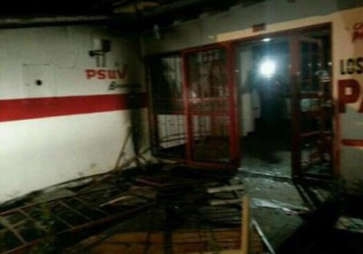 United Socialist Party of Venezuela (PSUV) offices torched in Tachira.