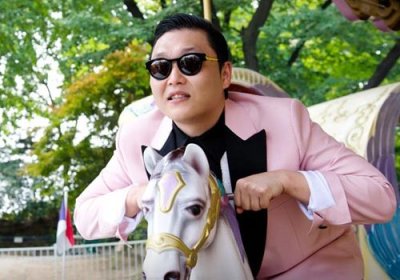 Korean rapper Psy.