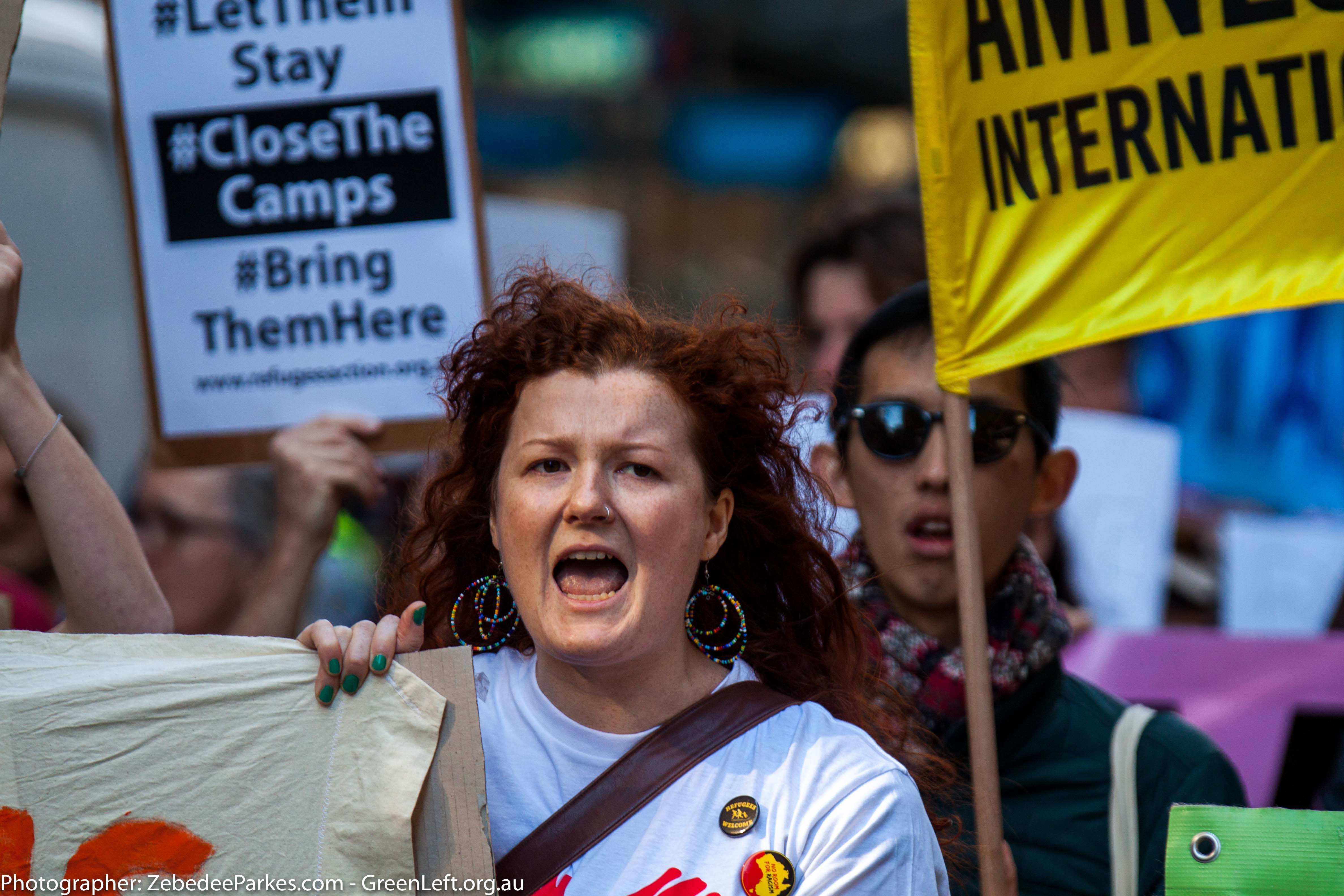 Sydney refugee rights rally