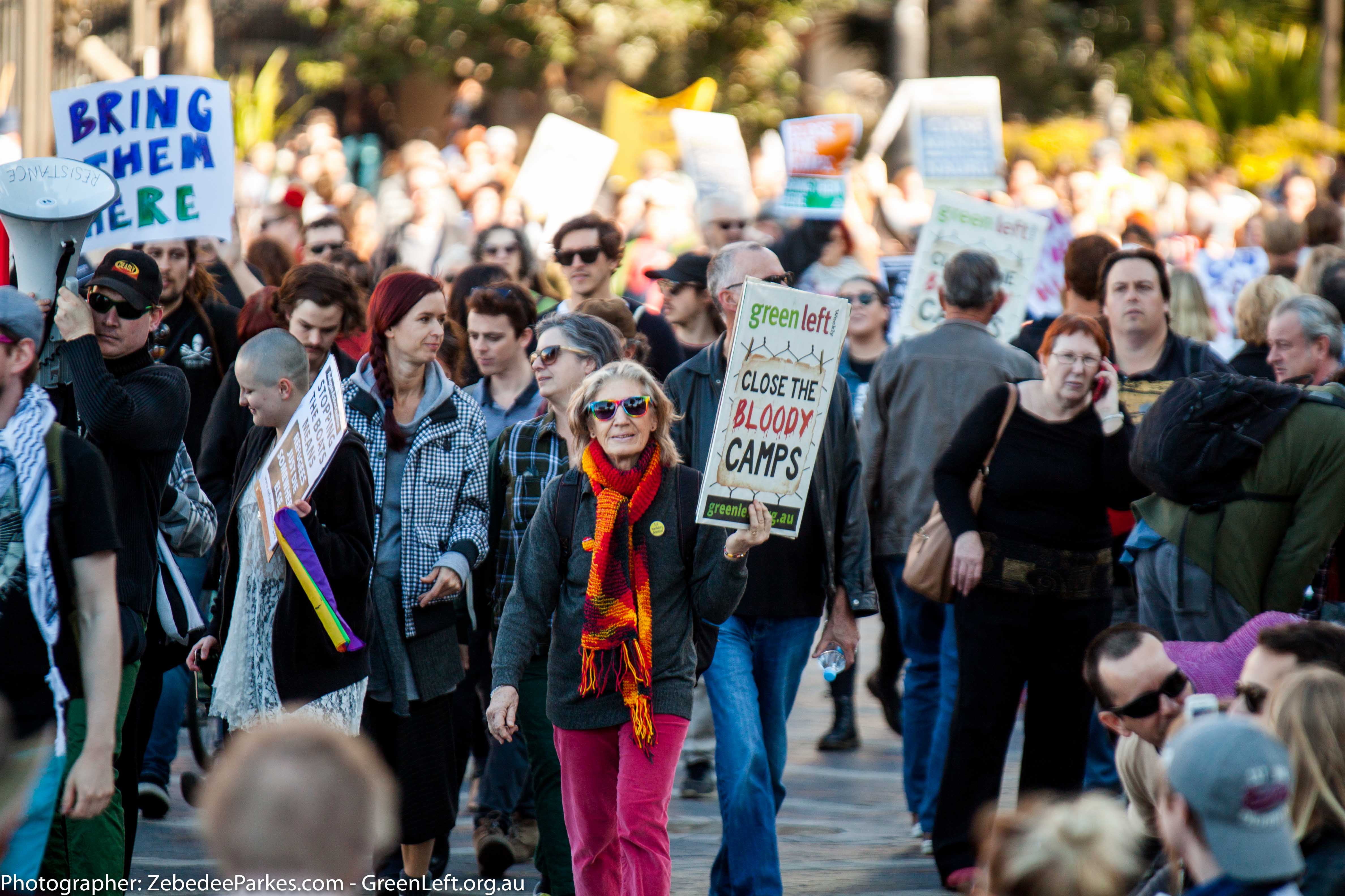 Sydney refugee rights rally