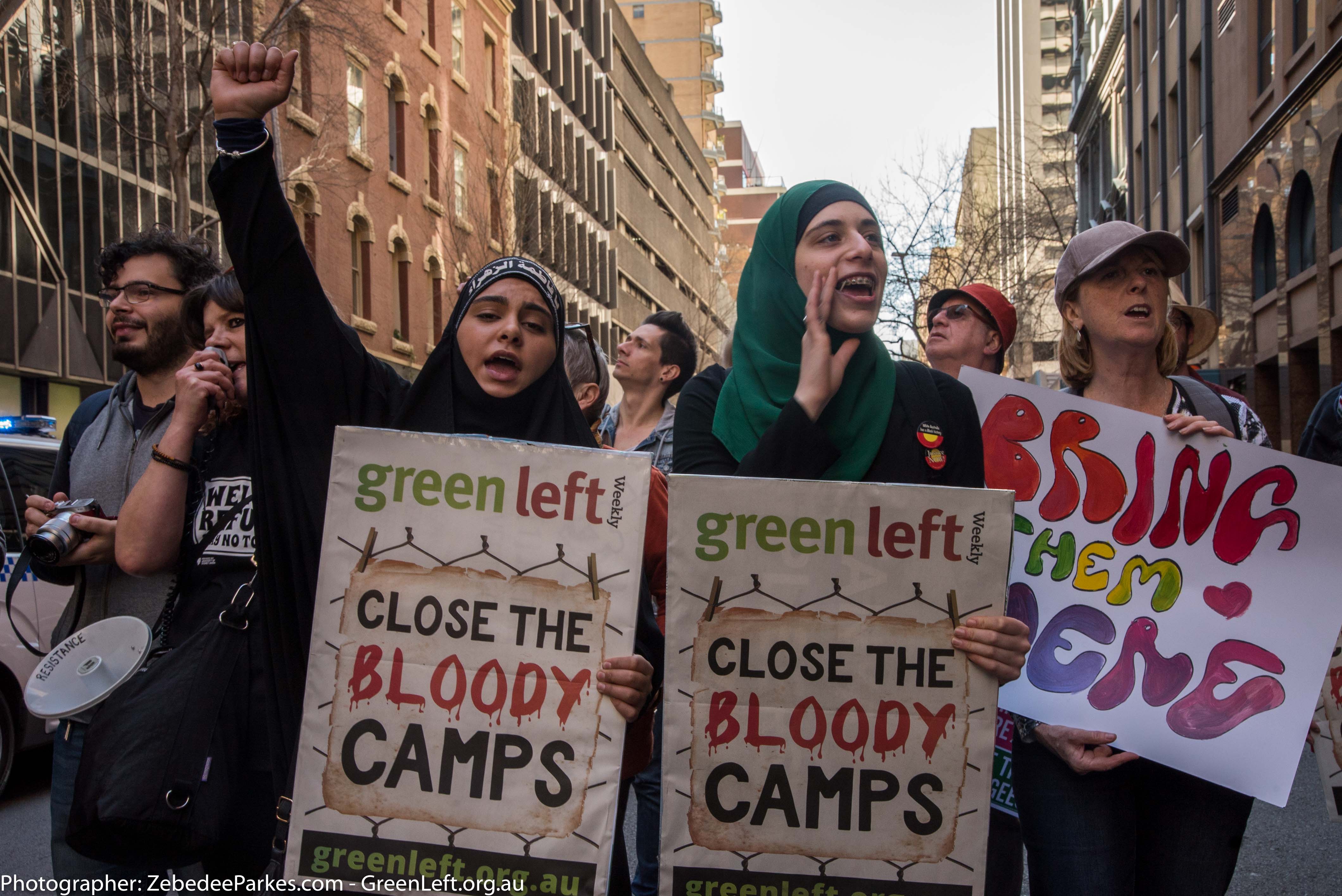 Sydney refugee rights rally