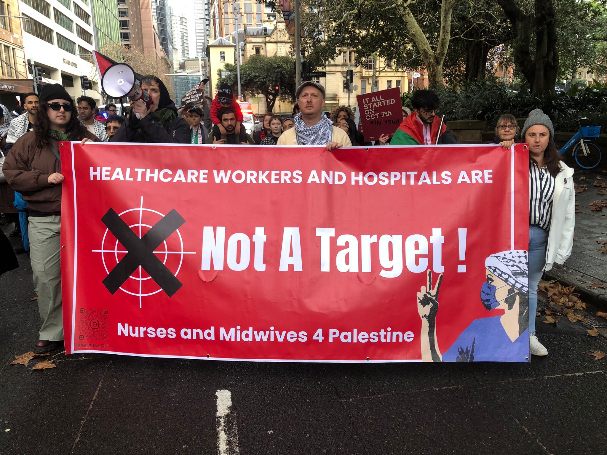 Nurses and midwives for palestine