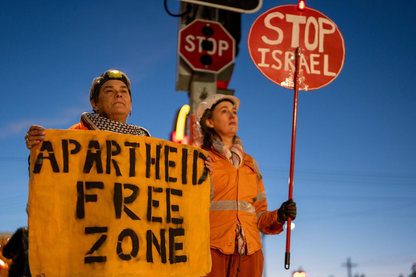 protesters in Sydney