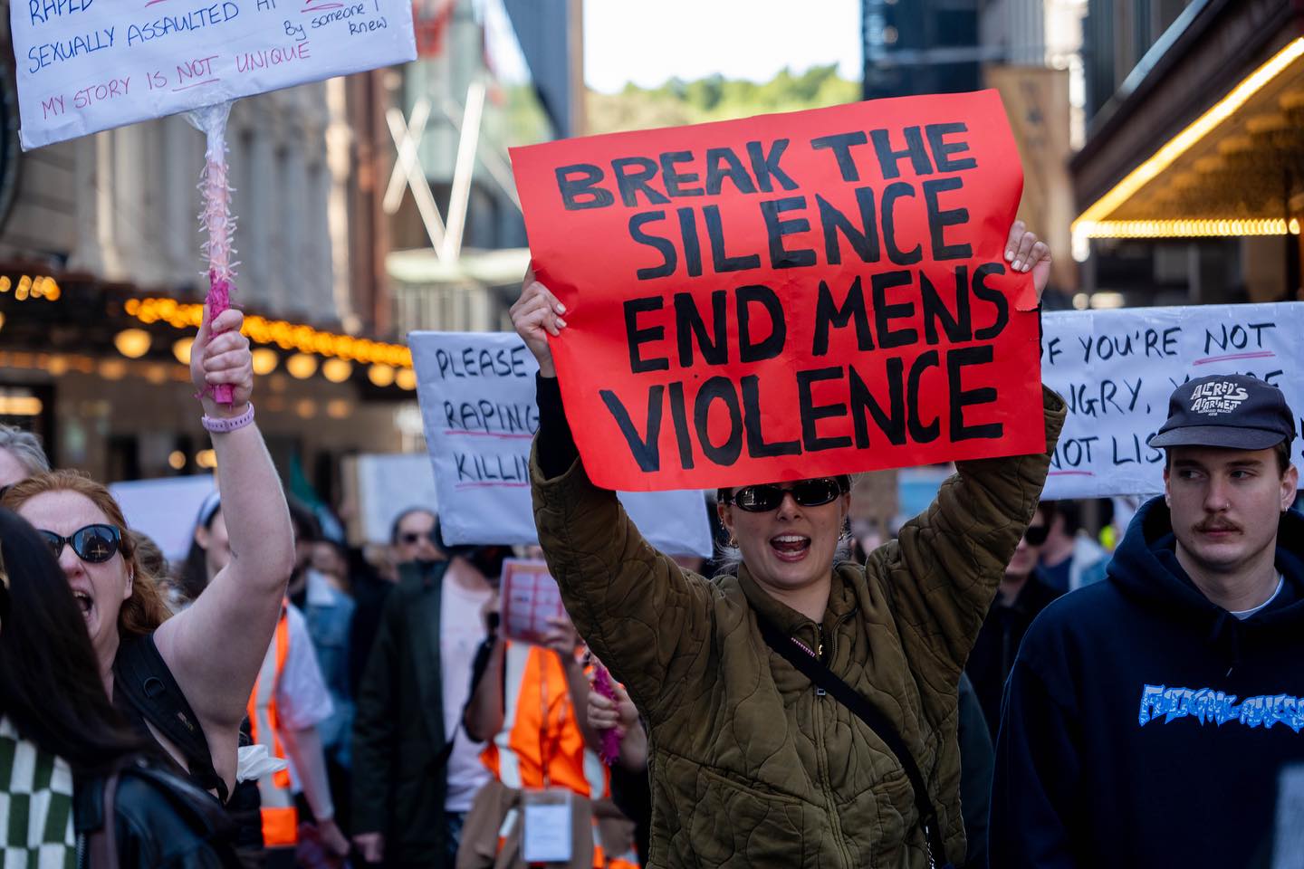 sydney protest against domestic violence