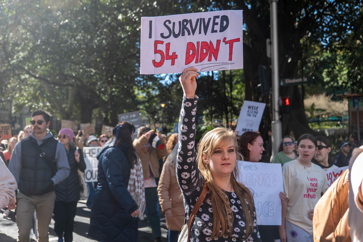 sydney protest against domestic violence