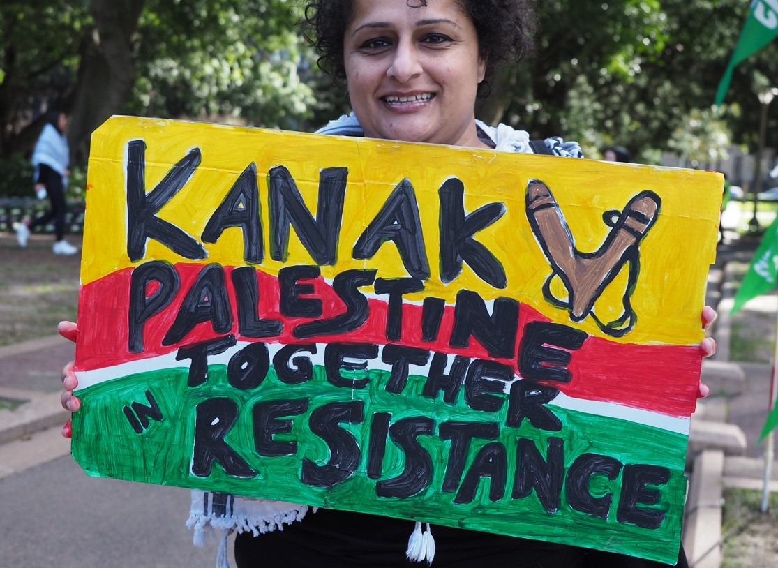 Kanaky solidarity with Palestine