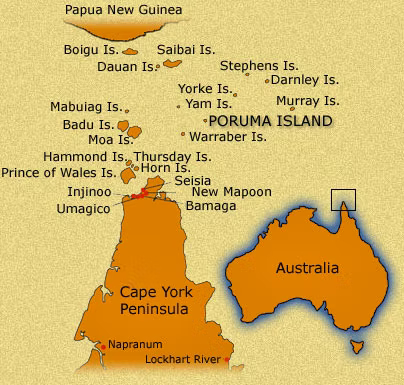 The Torres Strait Islands.