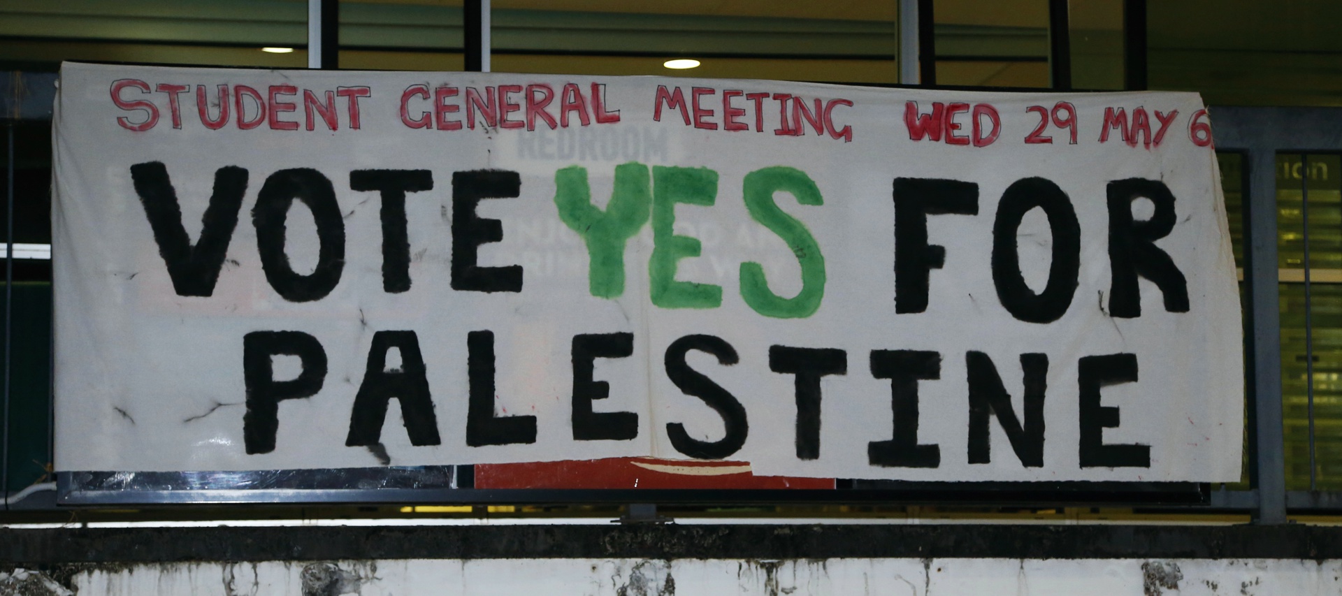 Vote yes for Palestine