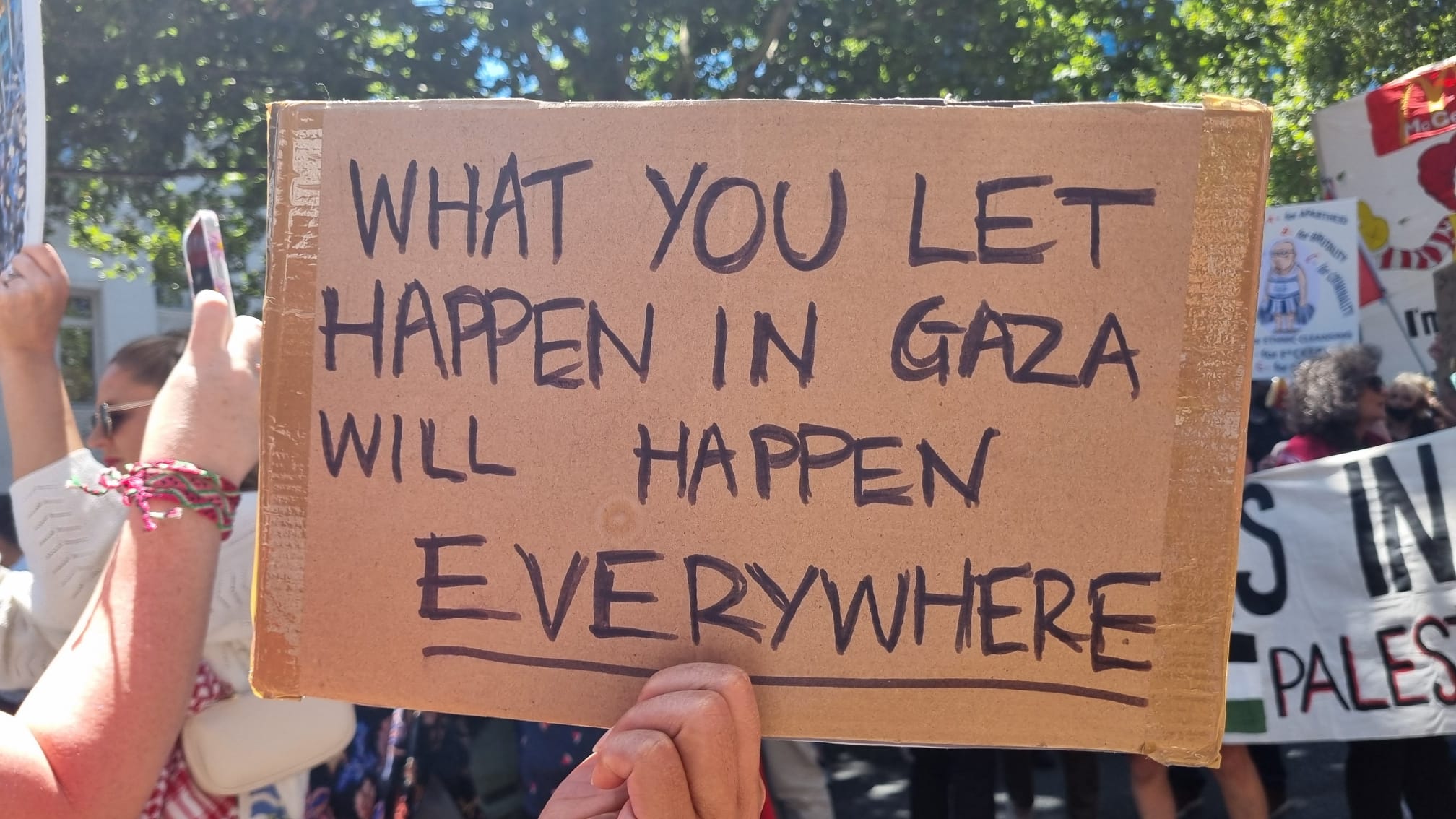 What you let happen in Gaza will happen everywhere, Naarm/Melbourne, December 22